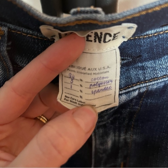 L’AGENCE Nicoline Slim High Rise Diamond Wash Jeans - Size 27 - Picture 6 of 10